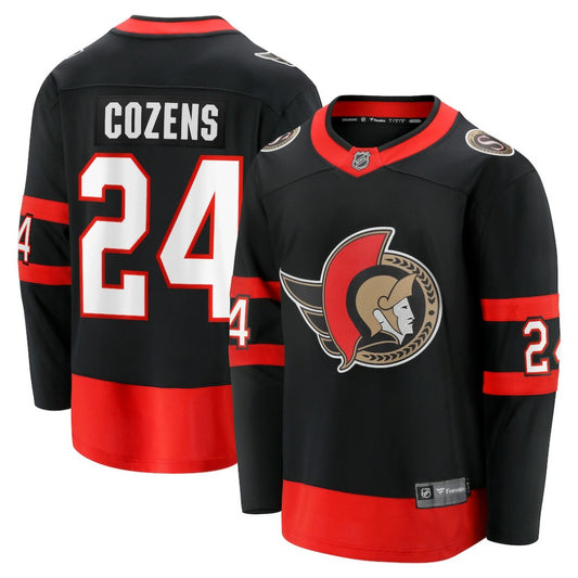 Dylan Cozens Ottawa Senators Fanatics Home Breakaway Jersey - Black | NHL Jerseys