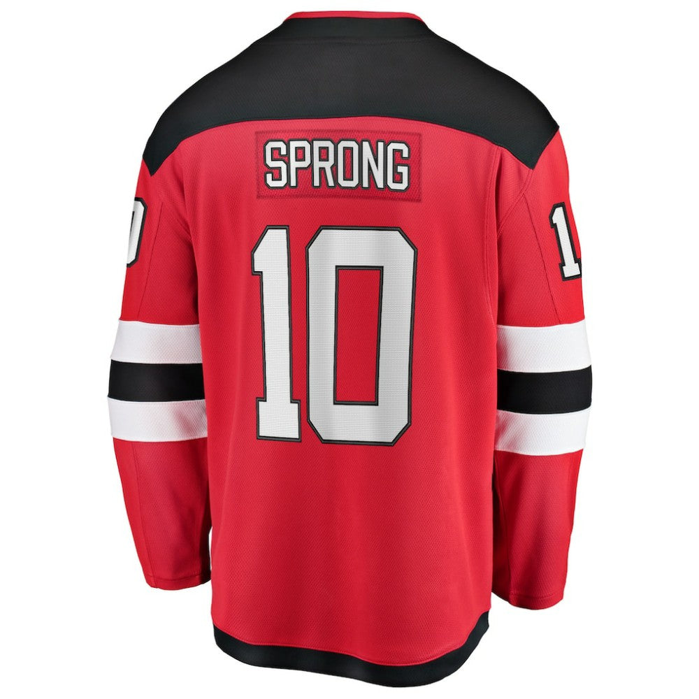 Daniel Sprong New Jersey Devils - Fanatics Home Breakaway Jersey Red