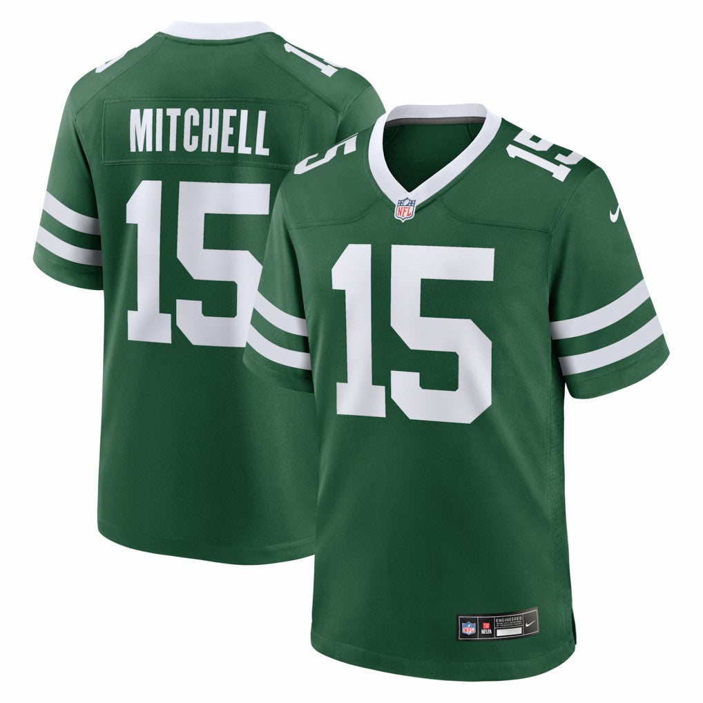 Adonai Mitchell New York Jets Team Game Jersey Legacy Green - Nike