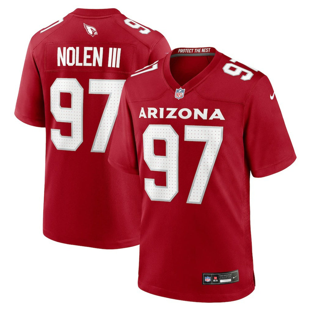 Walter Nolen Arizona Cardinals 2025 NFL Draft First Round Pick Game Jersey Cardinal - Nike