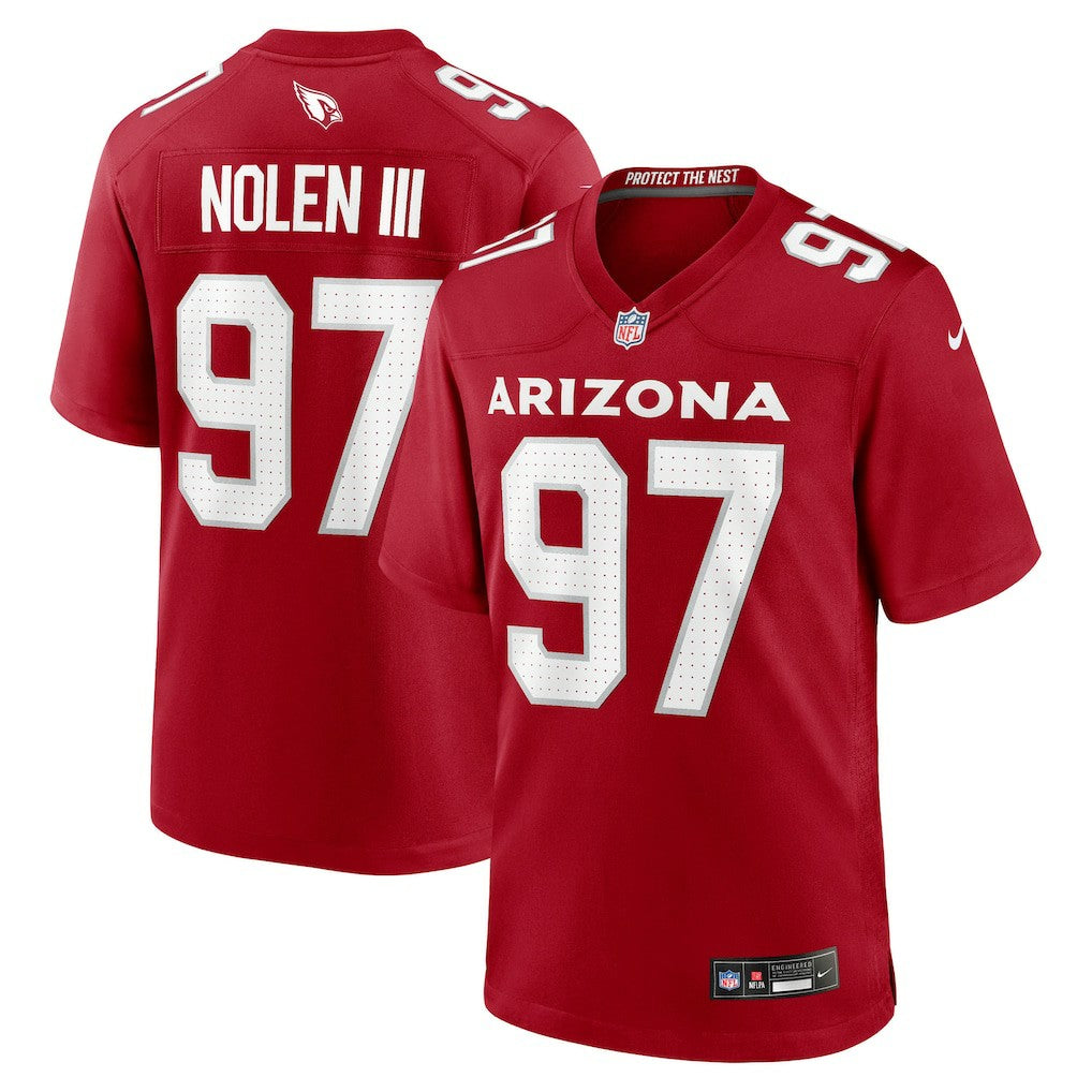 Walter Nolen Arizona Cardinals 2025 NFL Draft First Round Pick Game Jersey Cardinal - Nike