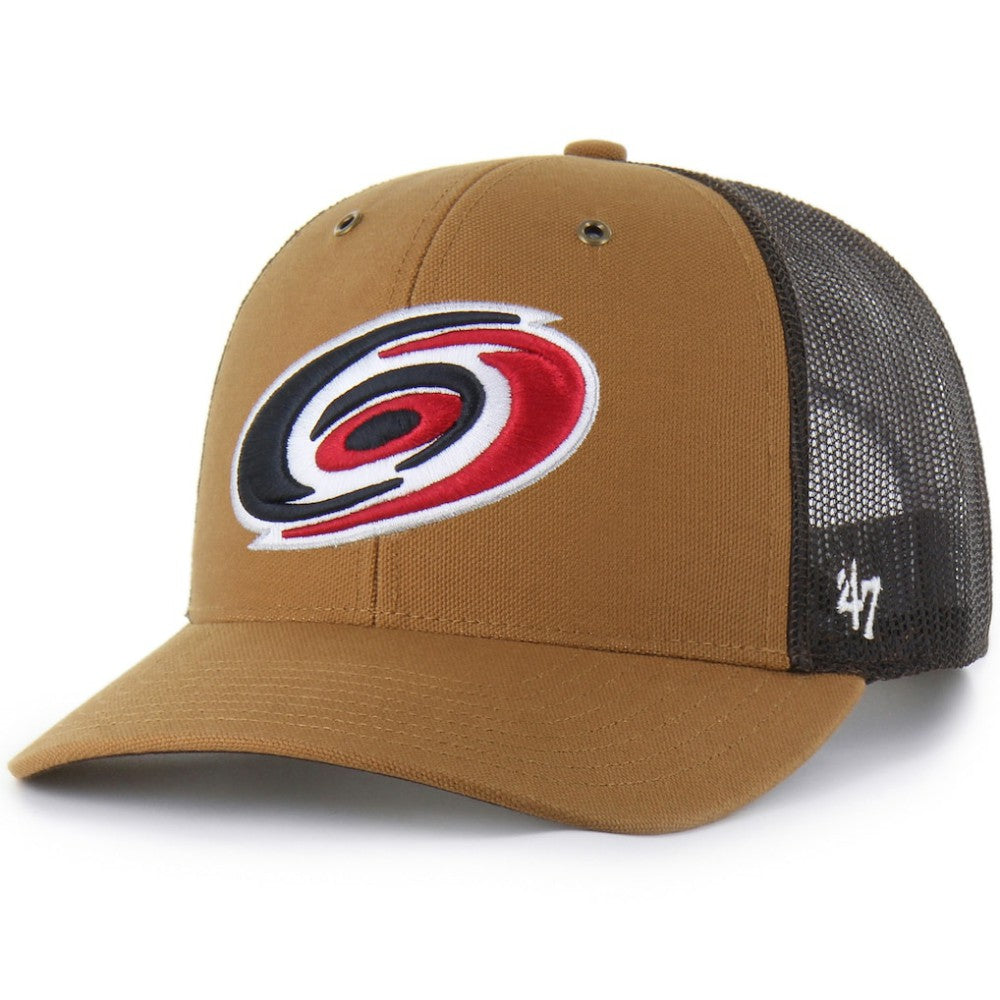 Carolina Hurricanes - Carhartt x '47 Trucker Adjustable Hat Brown