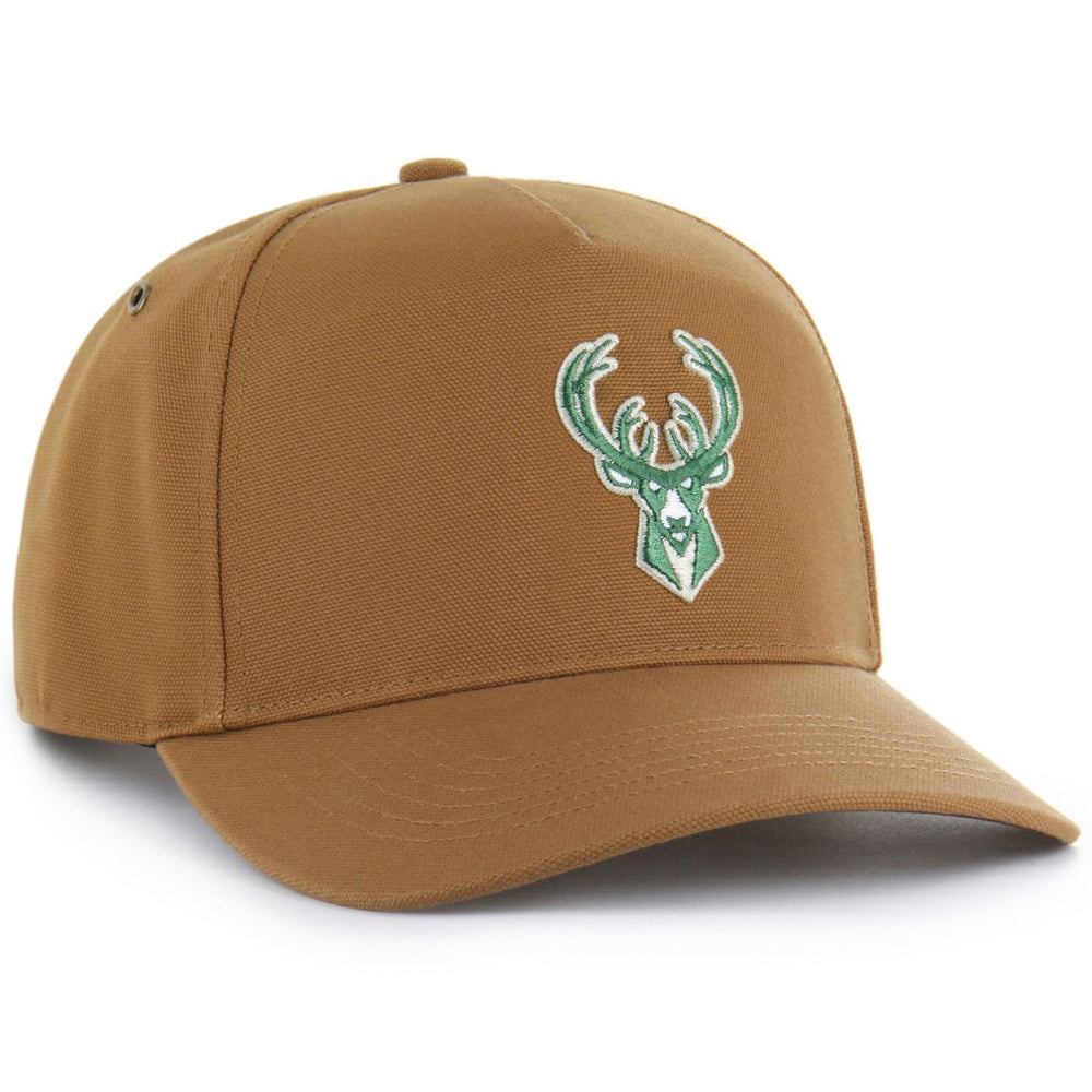 47 brand - Milwaukee Bucks Carhartt x '47 Hitch Adjustable Hat - Brown