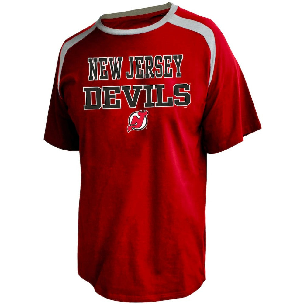 Jack Hughes New Jersey Devils - Profile Big & Tall Name & Number T-Shirt Red