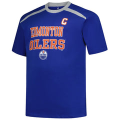 Connor McDavid Edmonton Oilers - Profile Big & Tall Name & Number T-Shirt Royal