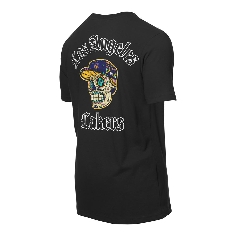 New Era - Los Angeles Lakers Sugar Skulls T-Shirt - Black
