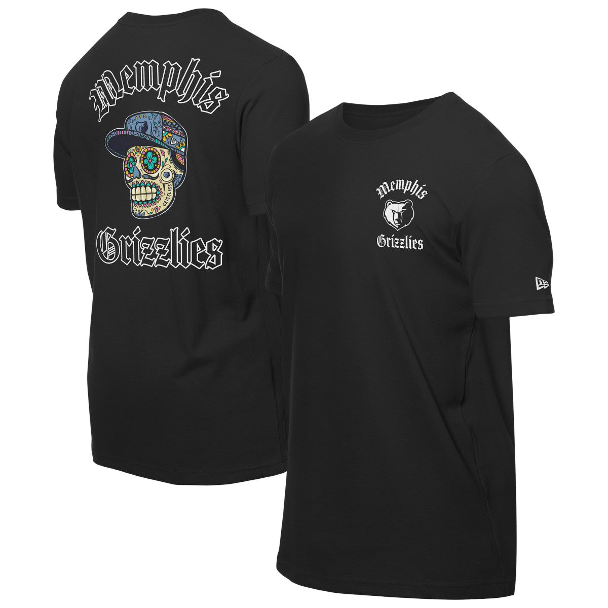 New Era - Memphis Grizzlies Sugar Skulls T-Shirt - Black