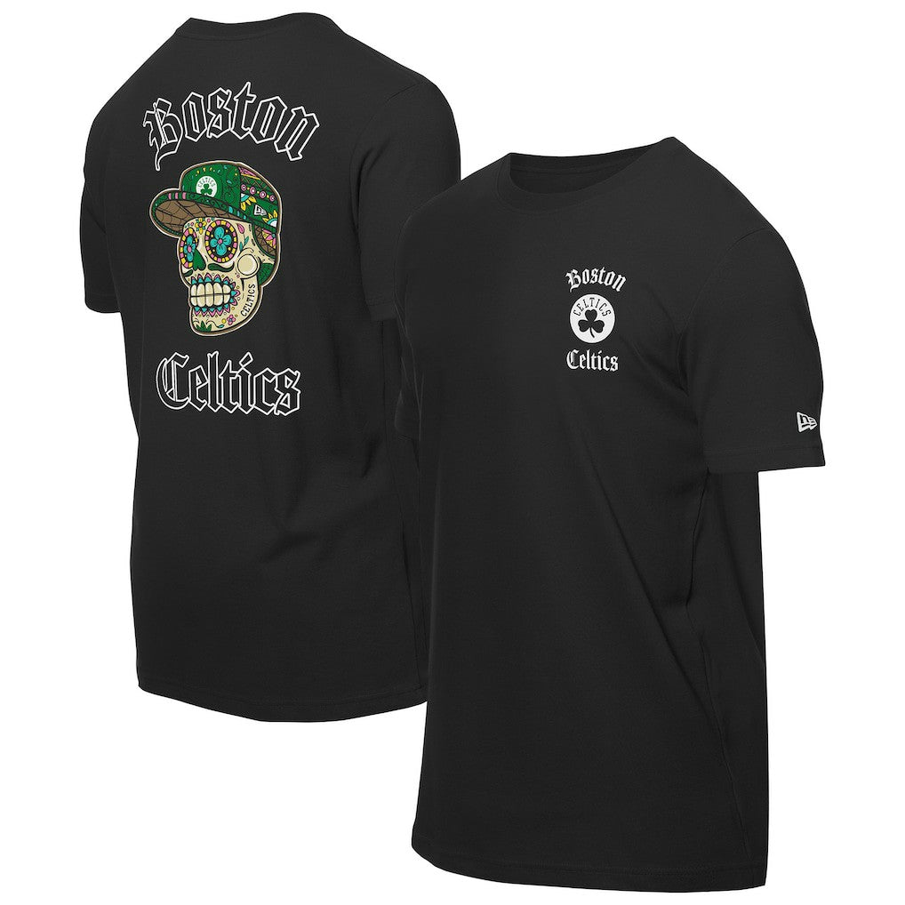 New Era - Boston Celtics Sugar Skulls T-Shirt - Black