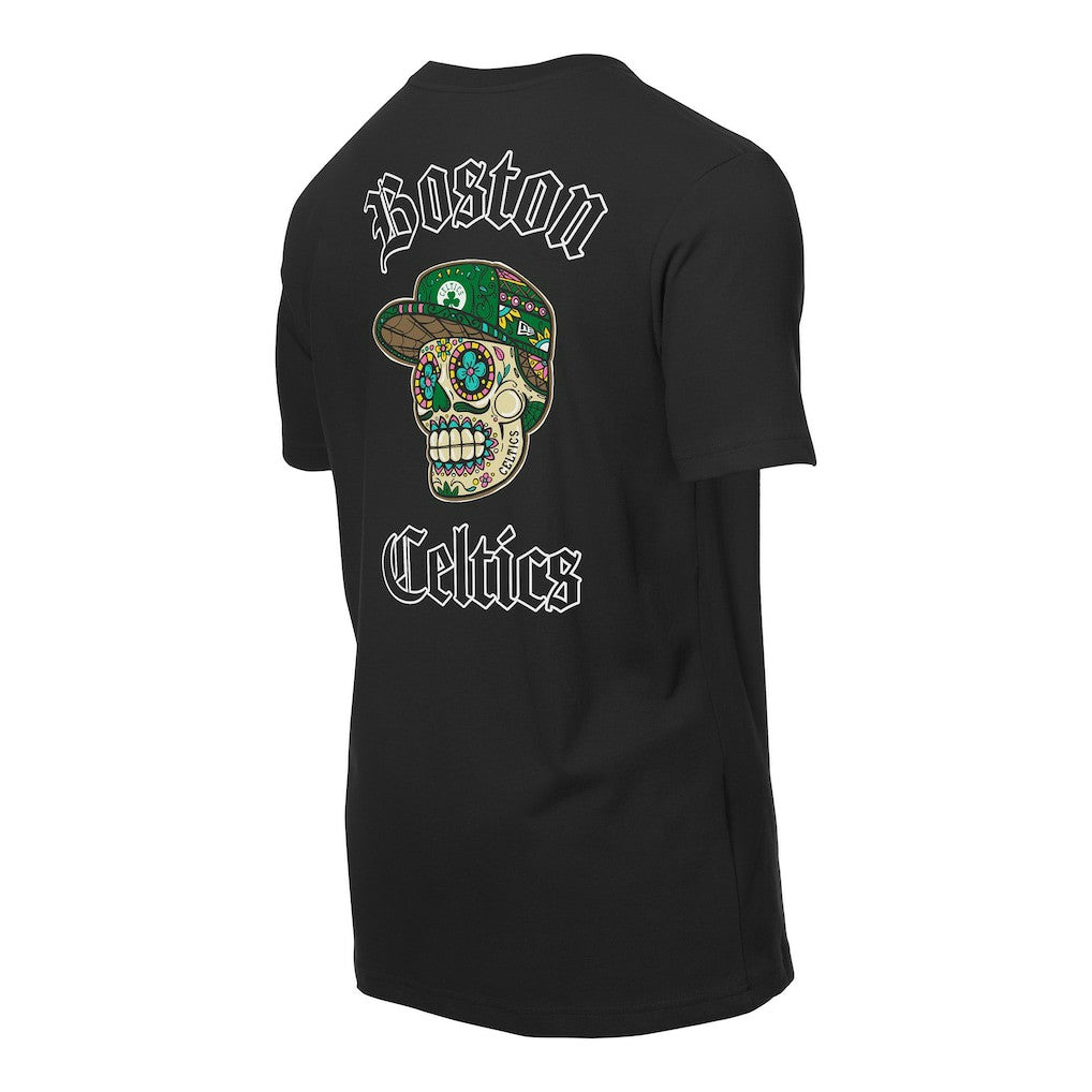New Era - Boston Celtics Sugar Skulls T-Shirt - Black
