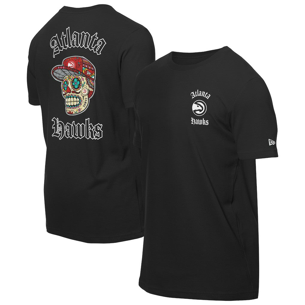 New Era - Atlanta Hawks Sugar Skulls T-Shirt - Black