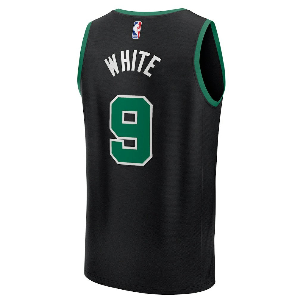 Fanatics - Derrick White Boston Celtics Fast Break Replica Player Jersey - Statement Edition - Black