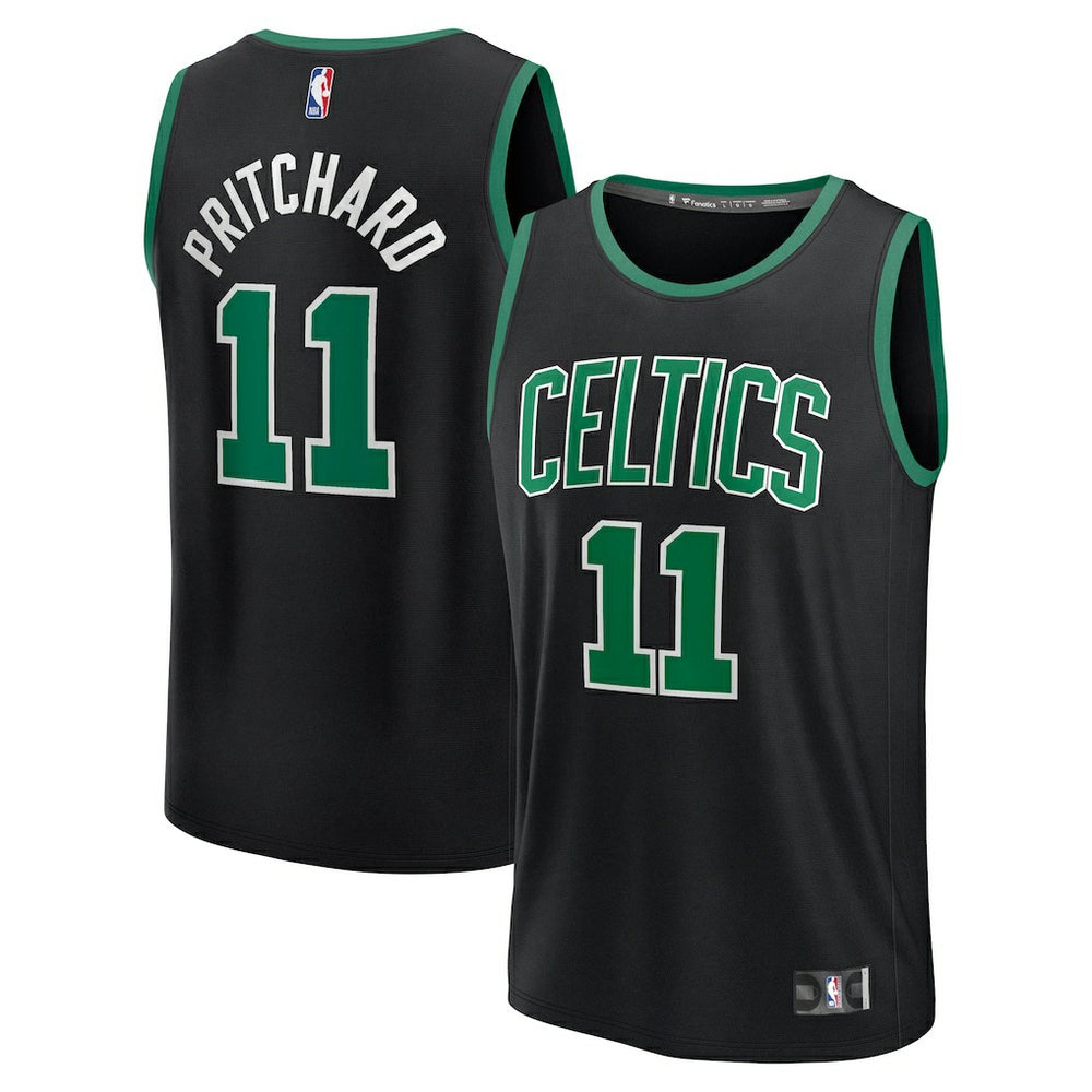 Fanatics - Payton Pritchard Boston Celtics Fast Break Replica Player Jersey - Statement Edition - Black