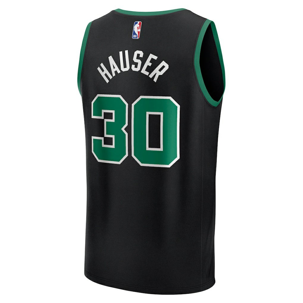 Fanatics - Sam Hauser Boston Celtics Fast Break Replica Player Jersey - Statement Edition - Black