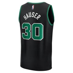 Fanatics - Sam Hauser Boston Celtics Fast Break Replica Player Jersey - Statement Edition - Black
