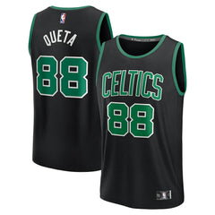 Fanatics - Neemias Queta Boston Celtics Fast Break Replica Player Jersey - Statement Edition - Black