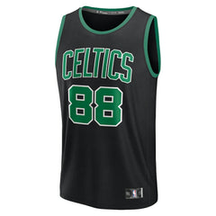 Fanatics - Neemias Queta Boston Celtics Fast Break Replica Player Jersey - Statement Edition - Black