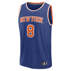 Fanatics - OG Anunoby New York Knicks Fast Break Replica Player Jersey - Icon Edition - Blue