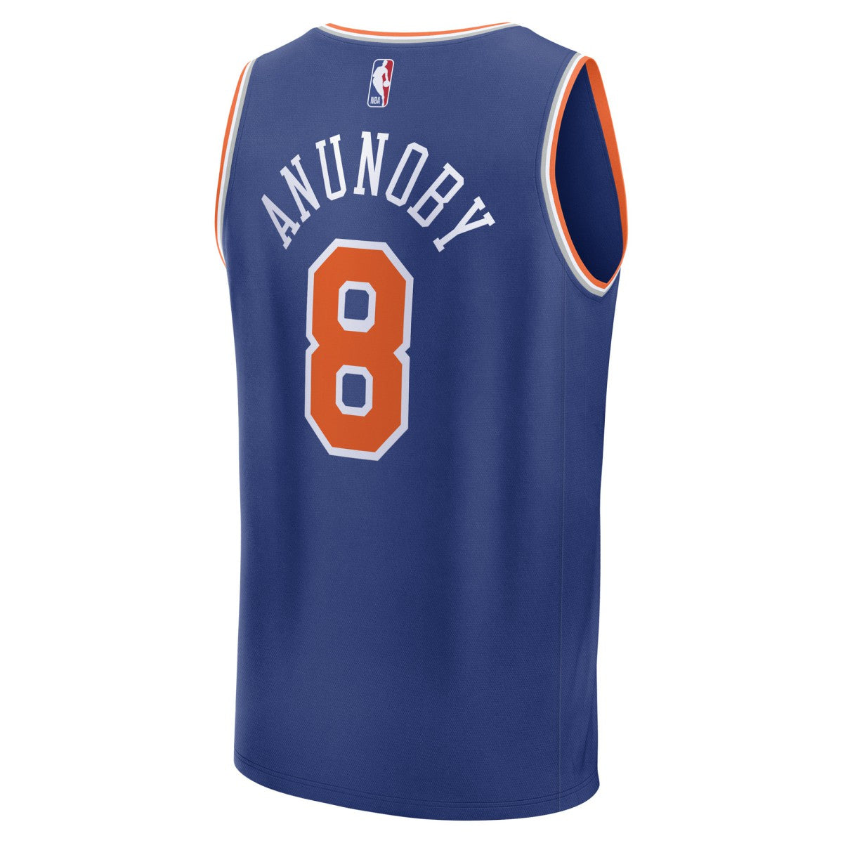 Fanatics - OG Anunoby New York Knicks Fast Break Replica Player Jersey - Icon Edition - Blue