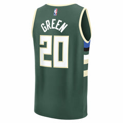 Fanatics - A.J. Green Milwaukee Bucks Fast Break Replica Player Jersey - Icon Edition - Hunter Green