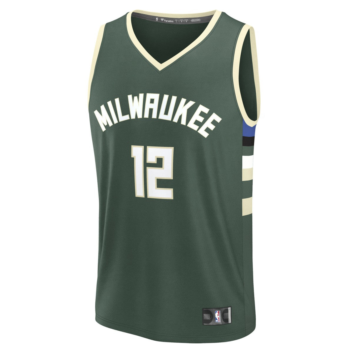 Fanatics - Taurean Prince Milwaukee Bucks Fast Break Replica Player Jersey - Icon Edition - Hunter Green