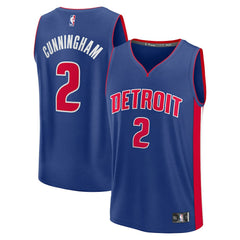 Fanatics - Cade Cunningham Detroit Pistons Fast Break Replica Player Jersey - Icon Editi- Blue