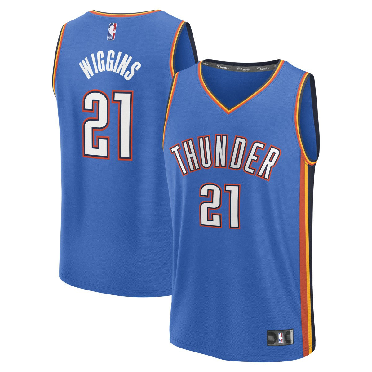 Fanatics - Aaron Wiggins Oklahoma City Thunder Fast Break Replica Player Jersey - Icon Edition - Blue