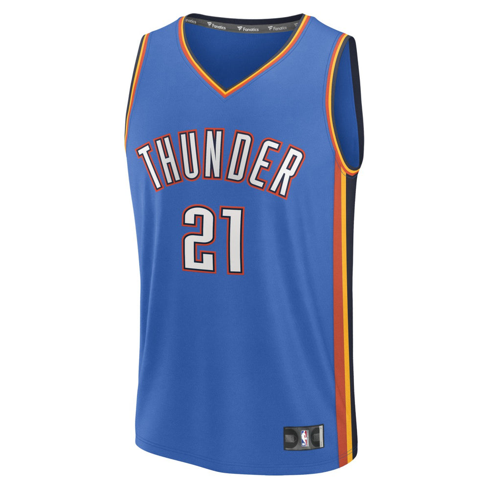 Fanatics - Aaron Wiggins Oklahoma City Thunder Fast Break Replica Player Jersey - Icon Edition - Blue