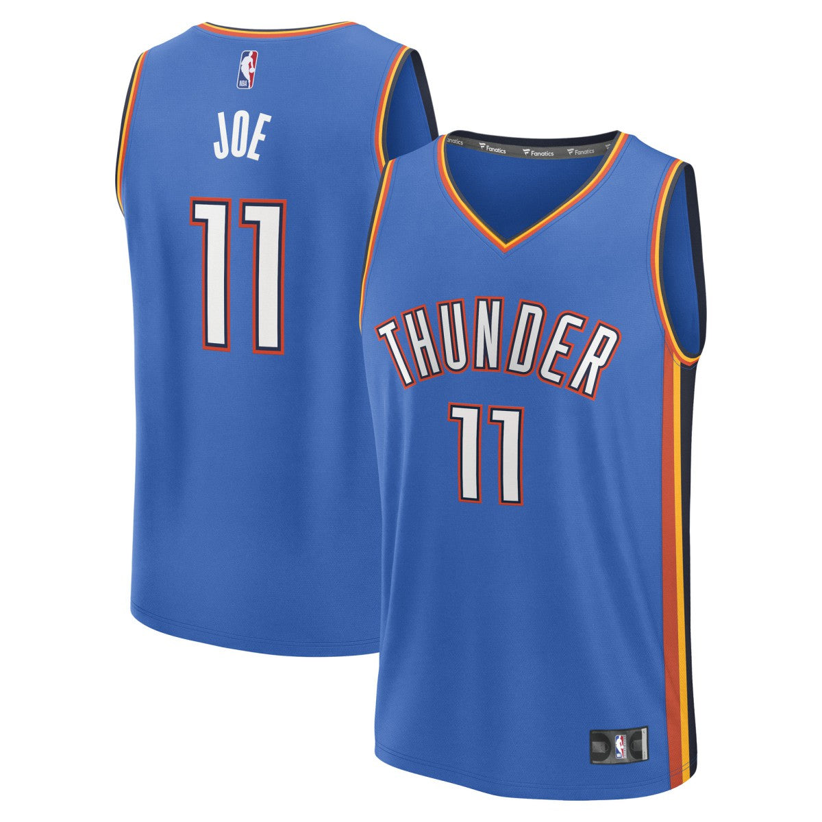 Fanatics - Isaiah Joe Oklahoma City Thunder Fast Break Replica Player Jersey - Icon Edition - Blue