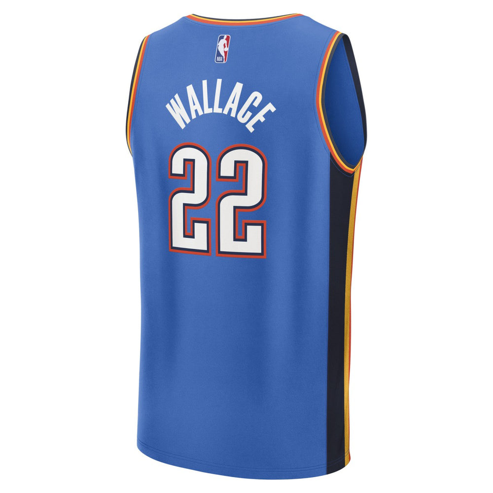 Fanatics - Cason Wallace Oklahoma City Thunder Fast Break Replica Player Jersey - Icon Edition - Blue