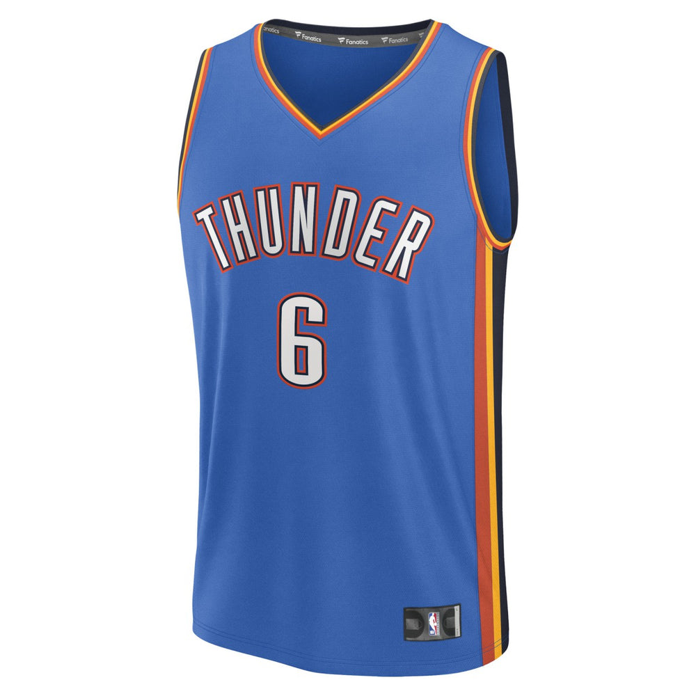 Fanatics - Jaylin Williams Oklahoma City Thunder Fast Break Replica Player Jersey - Icon Edition - Blue