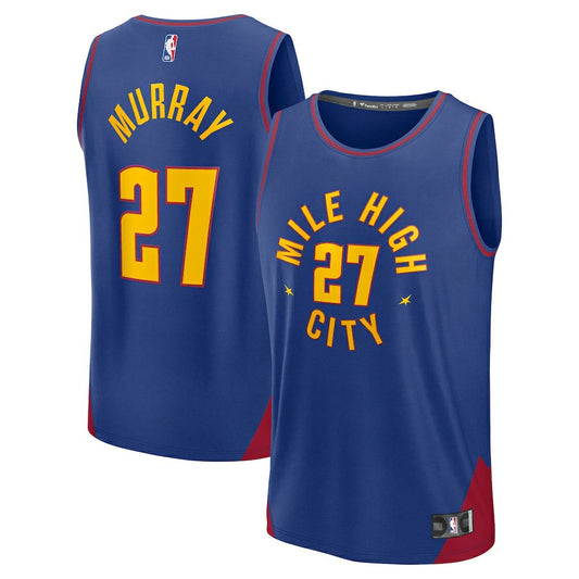 Jamal Murray Denver Nuggets Fast Break Replica Player Jersey sale - Statement Editi- Blue | NBA Jerseys