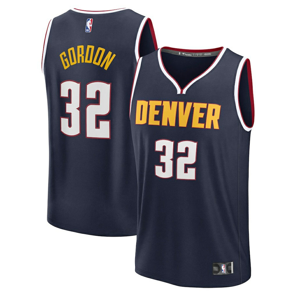 Fanatics - Aaron Gordon Denver Nuggets Fast Break Replica Player Jersey - Icon Editi- Navy