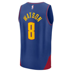 Fanatics - Peyton Watson Denver Nuggets Fast Break Replica Player Jersey - Statement Editi- Blue