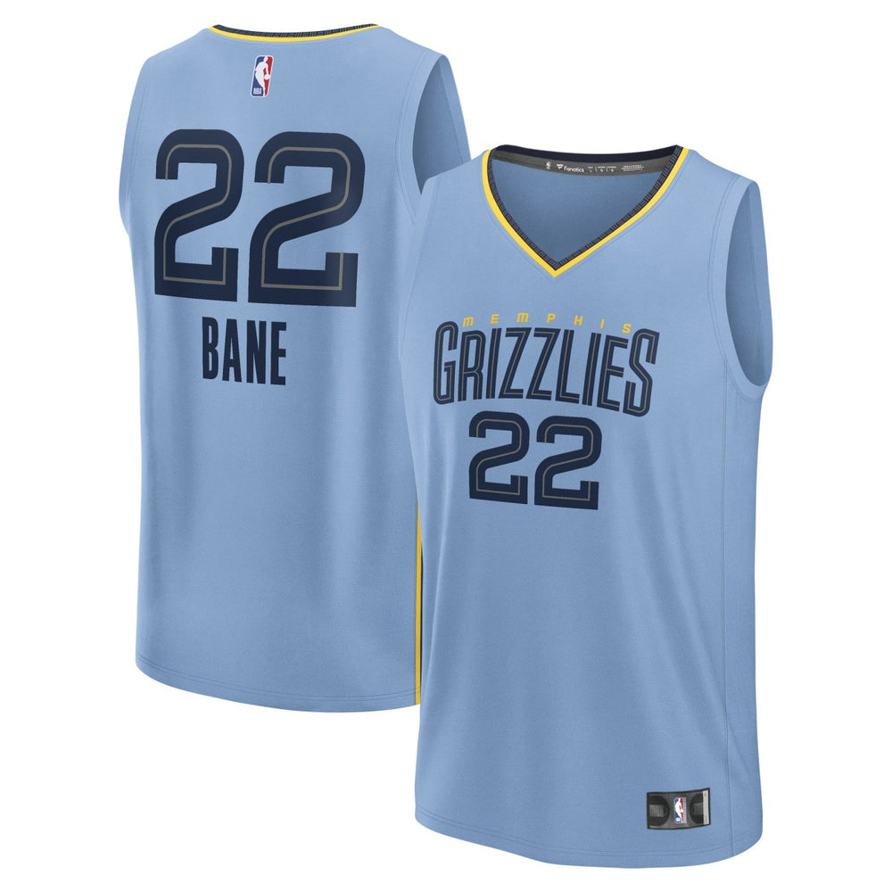 Fanatics - Desmond Bane Memphis Grizzlies Fast Break Replica Player Jersey - Statement Edition - Light Blue