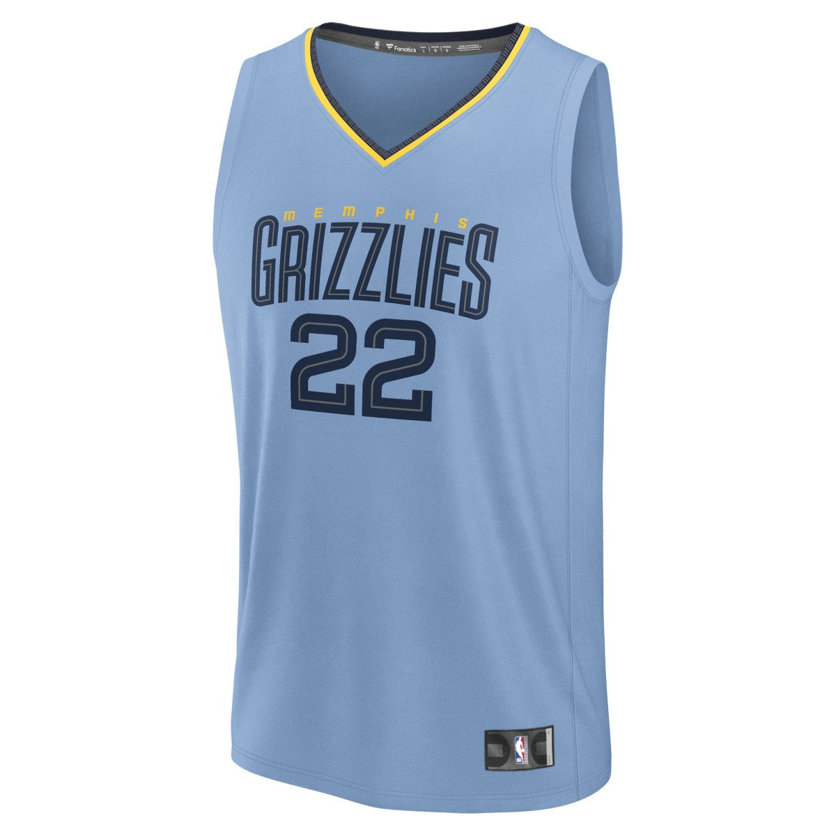 Fanatics - Desmond Bane Memphis Grizzlies Fast Break Replica Player Jersey - Statement Edition - Light Blue