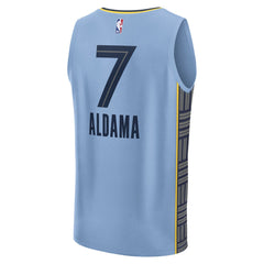 Fanatics - Santi Aldama Memphis Grizzlies Fast Break Replica Player Jersey - Statement Edition - Light Blue