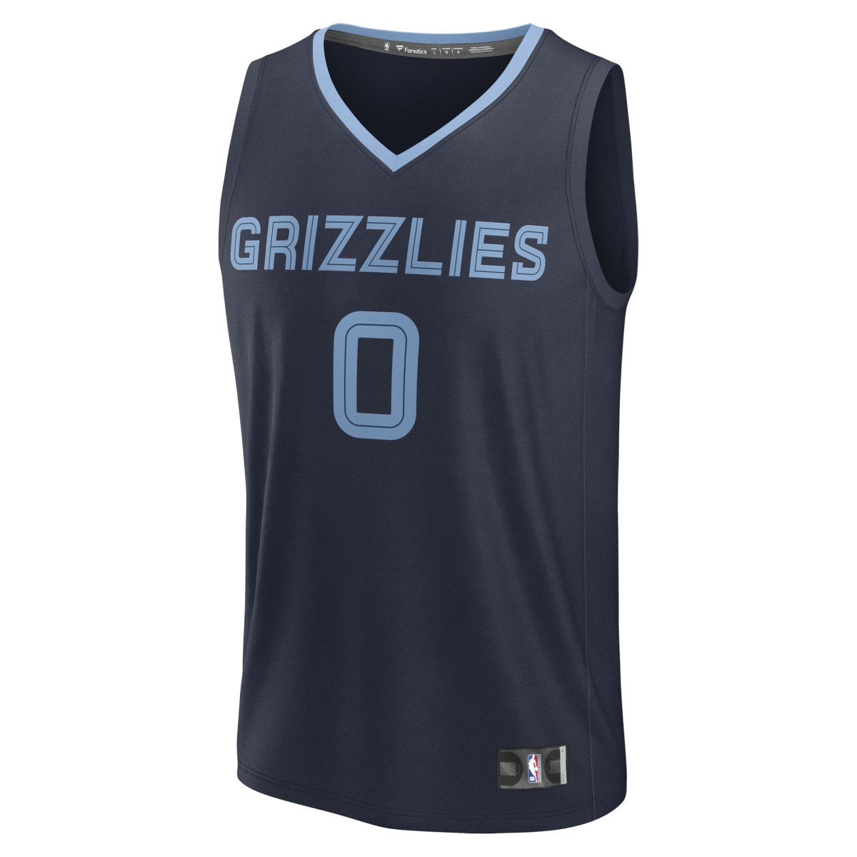 Fanatics - Jaylen Wells Memphis Grizzlies Fast Break Replica Player Jersey - Icon Edition - Navy