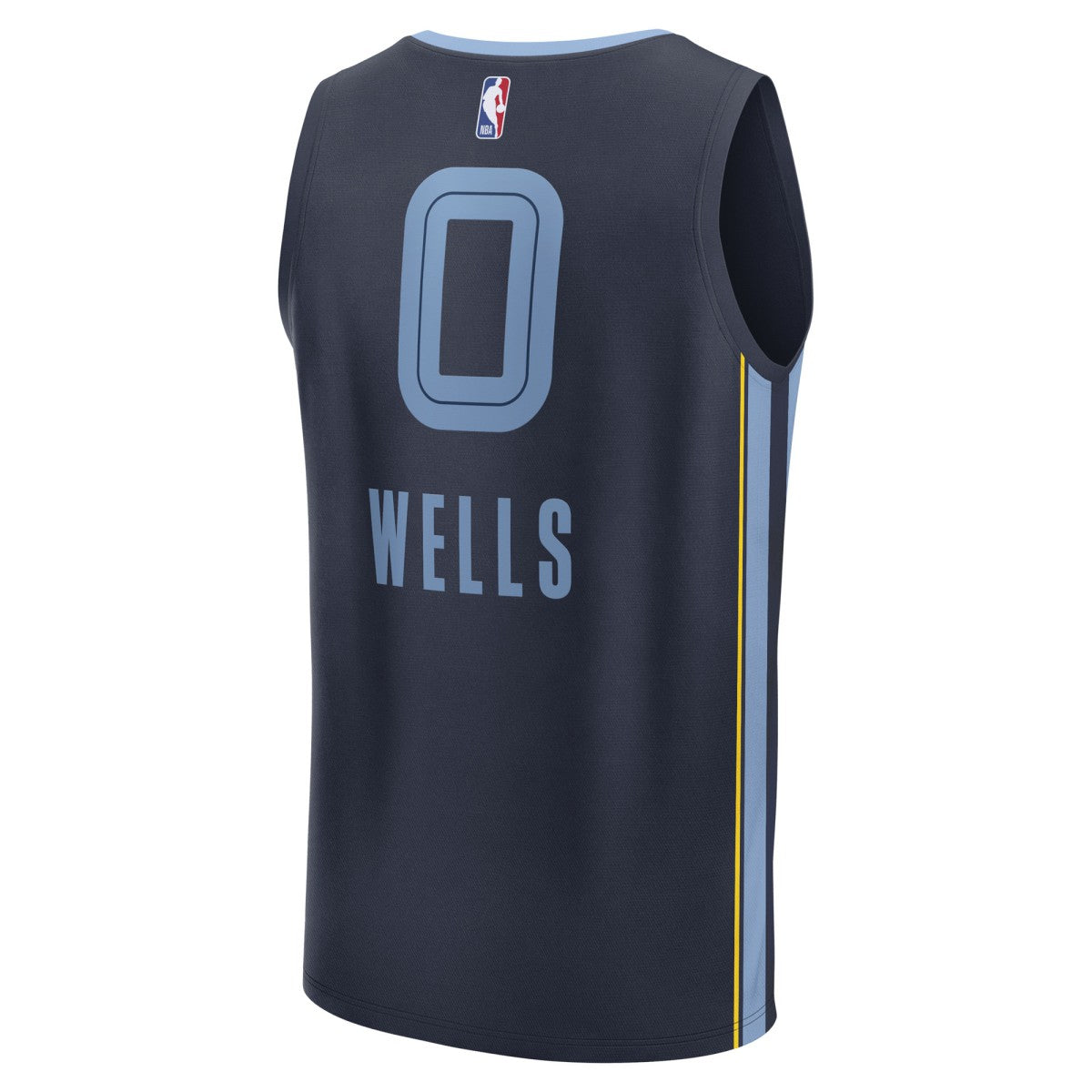 Fanatics - Jaylen Wells Memphis Grizzlies Fast Break Replica Player Jersey - Icon Edition - Navy