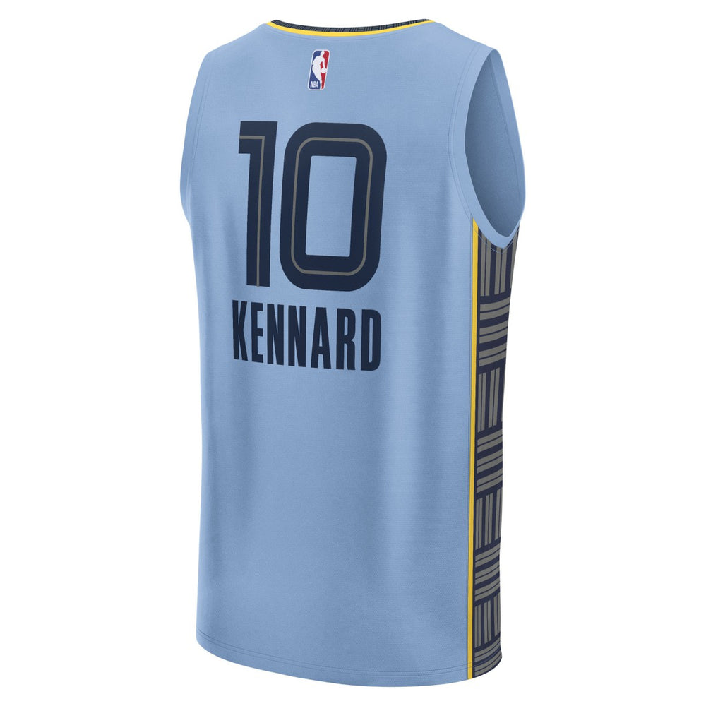 Fanatics - Luke Kennard Memphis Grizzlies Fast Break Replica Player Jersey - Statement Edition - Light Blue