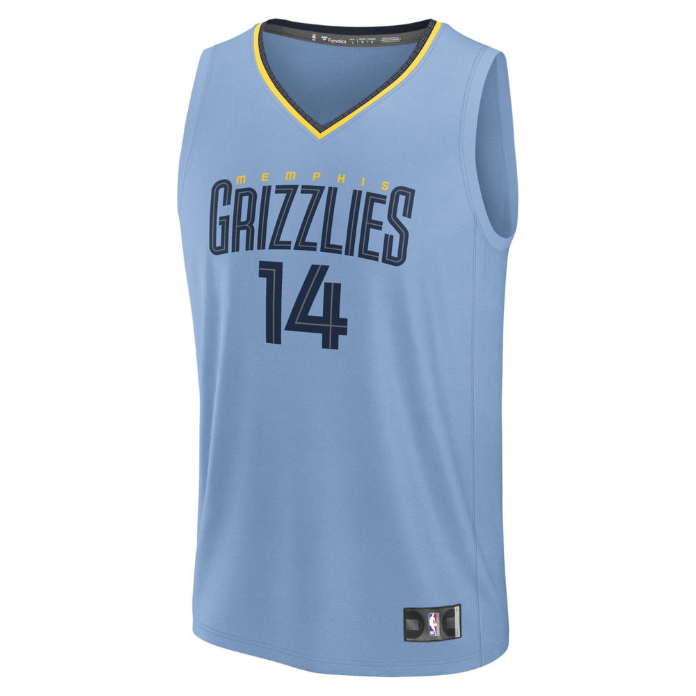 Fanatics - Zach Edey Memphis Grizzlies Fast Break Replica Player Jersey - Statement Edition - Light Blue