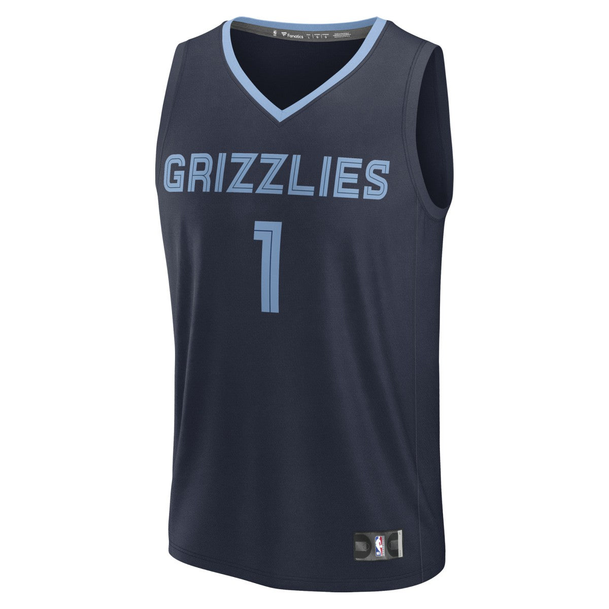 Fanatics - Scotty Pippen Jr. Memphis Grizzlies Fast Break Replica Player Jersey - Icon Edition - Navy