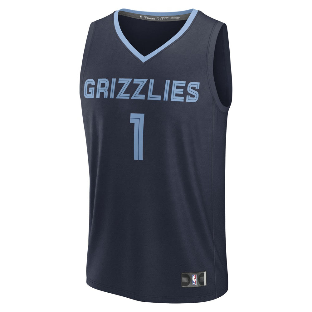 Fanatics - Scotty Pippen Jr. Memphis Grizzlies Fast Break Replica Player Jersey - Icon Edition - Navy