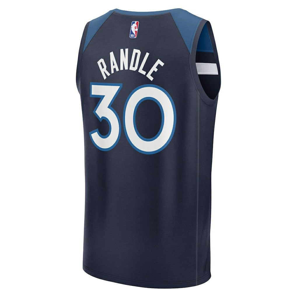 Fanatics - Julius Randle Minnesota Timberwolves Fast Break Replica Player Jersey - Icon Edition - Navy