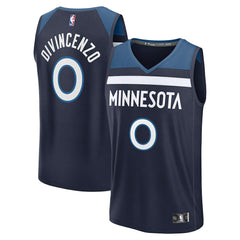 Fanatics - Donte DiVincenzo Minnesota Timberwolves Fast Break Replica Player Jersey - Icon Edition - Navy