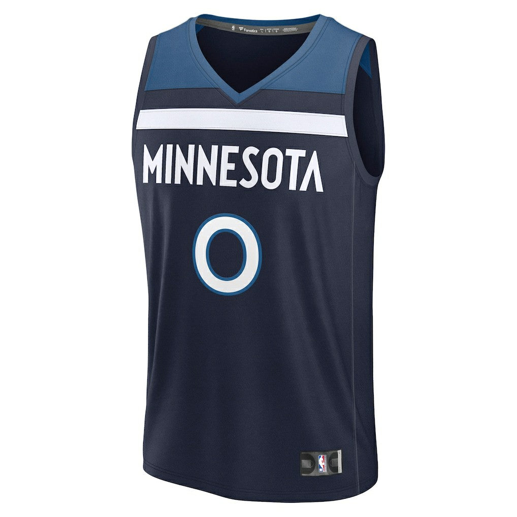 Fanatics - Donte DiVincenzo Minnesota Timberwolves Fast Break Replica Player Jersey - Icon Edition - Navy