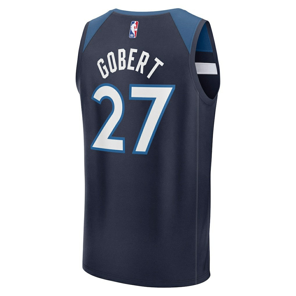 Fanatics - Rudy Gobert Minnesota Timberwolves Fast Break Replica Player Jersey - Icon Edition - Navy
