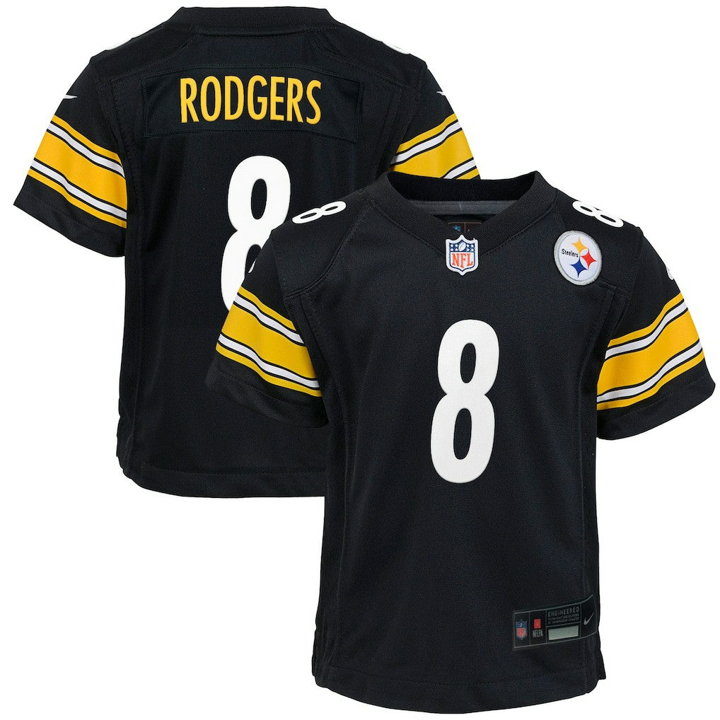 Aaron Rodgers Pittsburgh Steelers Youth Game Jersey Black - Nike