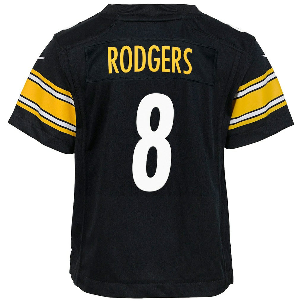 Aaron Rodgers Pittsburgh Steelers Youth Game Jersey Black - Nike