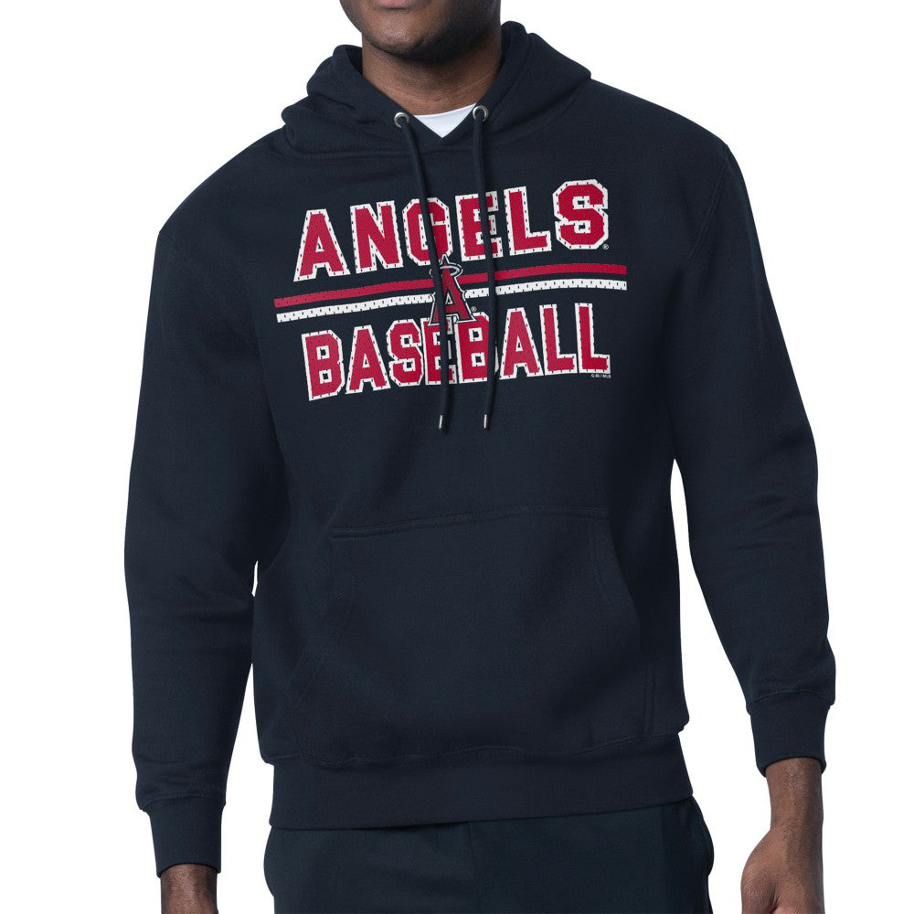 Los Angeles Angels Starter Team Mesh Print Graphic Pullover Hoodie Lifestyle