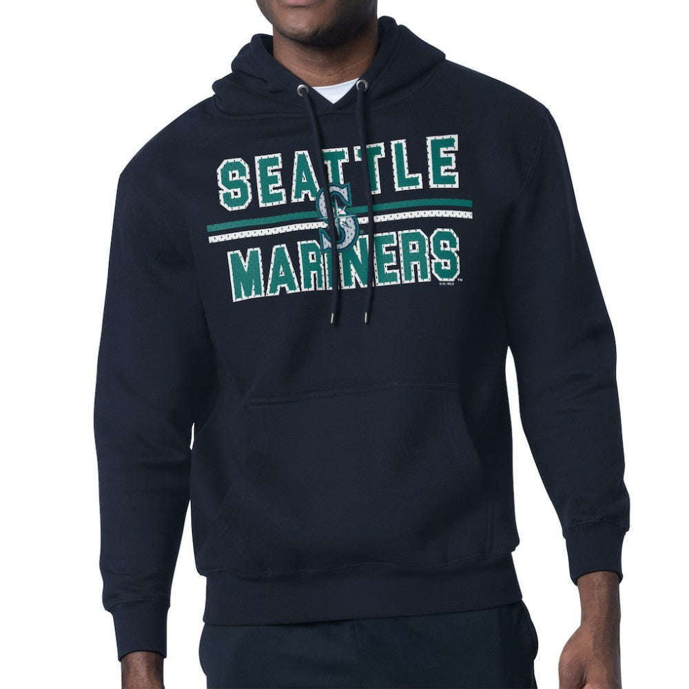 Seattle Mariners Starter Team Mesh Print Graphic Pullover Hoodie discount